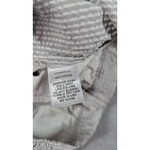 Chubbies Men Shorts XL Space Astronaut Striped Seersucker Chino 6.5" Inseam - Picture 10 of 16